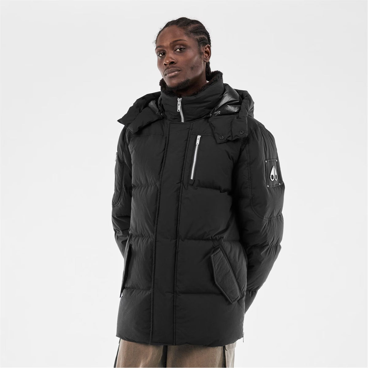 MOOSE KNUCKLES EVEREST 3Q HOODED PUFFA JACKET COAT BLACK 2XL RRP £795 BNWT
