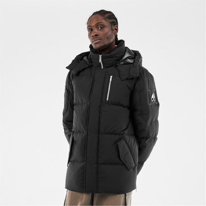 MOOSE KNUCKLES EVEREST 3Q HOODED PUFFA JACKET COAT BLACK 2XL RRP £795 BNWT