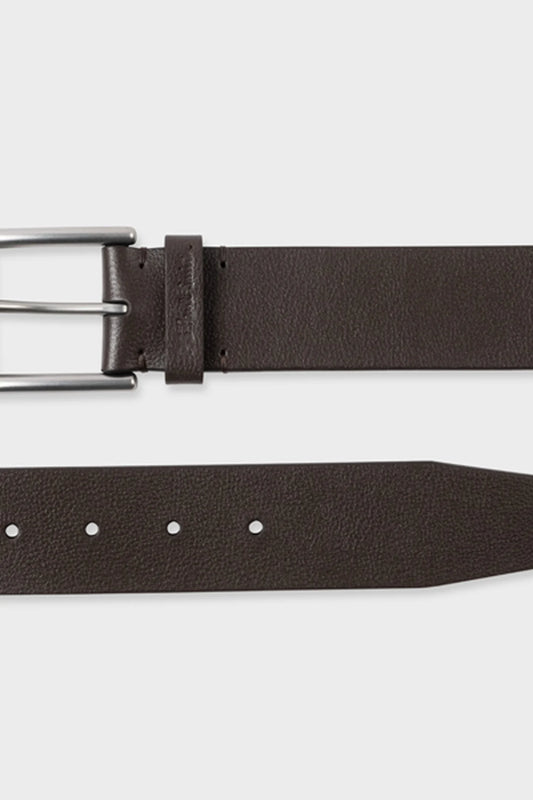 PAUL SMITH KEEPER LEATHER BELT SIZES 36 & 38 WAIST CHOCOLATE BROWN RRP £70 BNWT