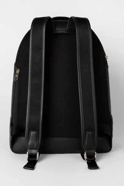 PAUL SMITH MAINLINE CALF LEATHER SIGNATURE STRIPE BACKPACK BLACK RRP £650 BNWT