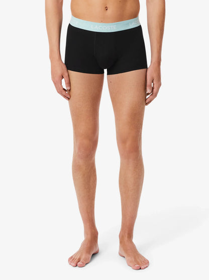 LACOSTE 5 PACK TRUNKS PANTS UNDERWEAR BLACK 2XL RRP £55 BNWT