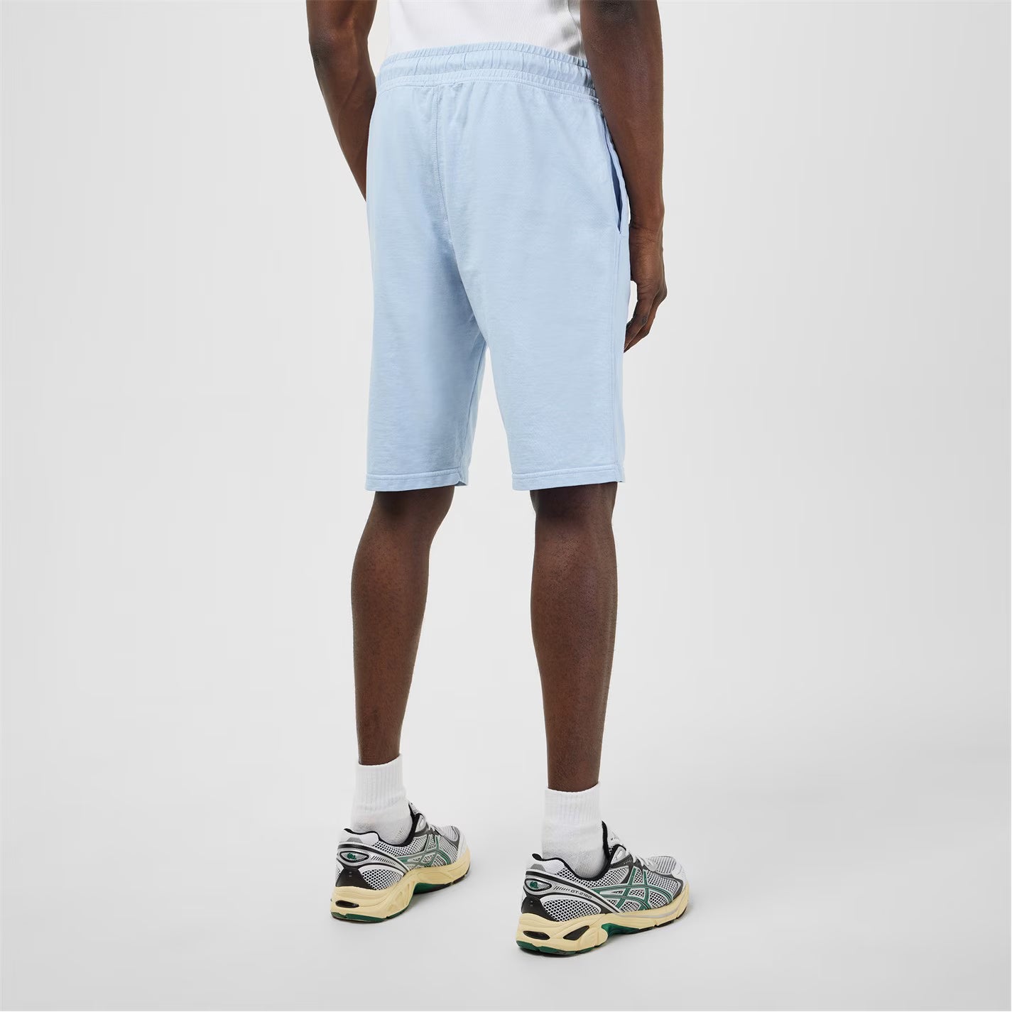 CP COMPANY MICRO LENS COTTON FLEECE SWEATSHORTS CERULEAN BLUE 2XL RRP £205 BNWT