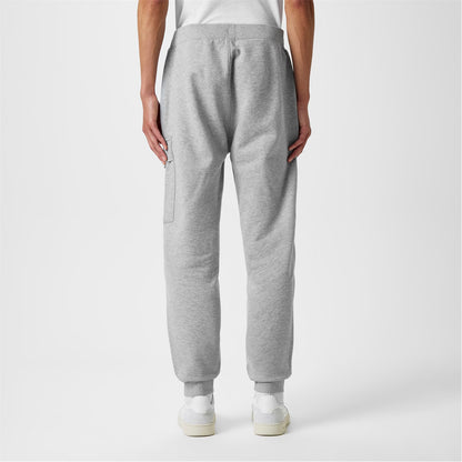 C.P. COMPANY LENS COTTON FLEECE JOGGERS TRACK PANTS GREY MARL 2XL RRP £210 BNWT