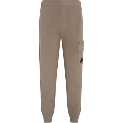 C.P. COMPANY LENS COTTON FLEECE JOGGERS TRACK PANTS WALNUT BROWN 2XL RRP £210 BNWT