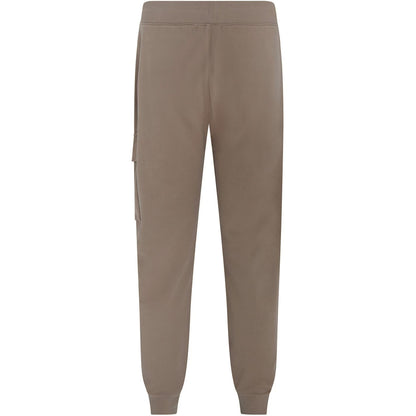 C.P. COMPANY LENS COTTON FLEECE JOGGERS TRACK PANTS WALNUT BROWN 2XL RRP £210 BNWT