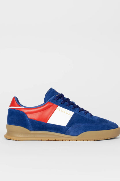 PAUL SMITH PS DOVER SUEDE LOW TOP TRAINERS FRANCE FLAG COLOUR RRP £225 BNIB