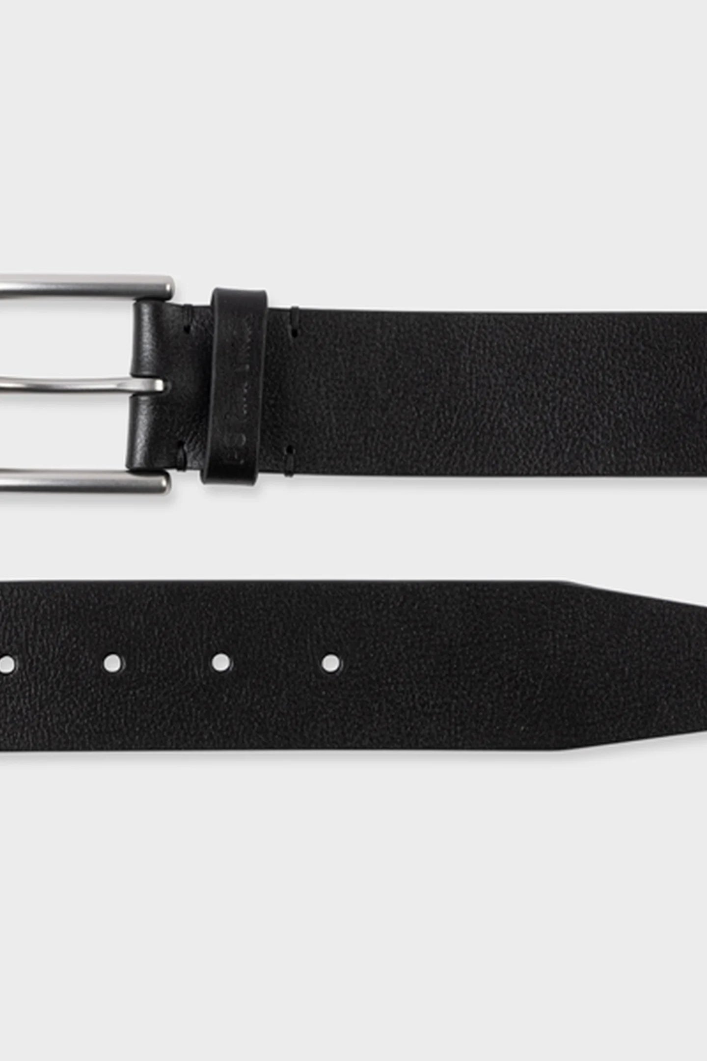PAUL SMITH PS KEEPER LEATHER BELT SIZE 38 WAIST BLACK RRP £75 BNWT