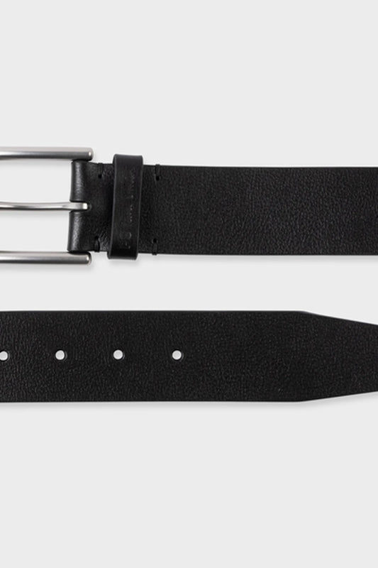 PAUL SMITH PS KEEPER LEATHER BELT SIZE 38 WAIST BLACK RRP £75 BNWT