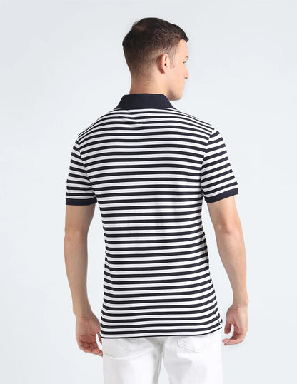 TOMMY HILFIGER 1985 COLLECTION STRIPED PIQUE COTTON POLO SHIRT RRP £75 BNWT