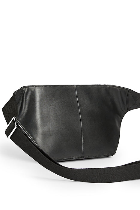 TED BAKER JACOOB BLACK SUEDE LEATHER CROSSBODY BAG OR WAIST BAG RRP £165 BNWT