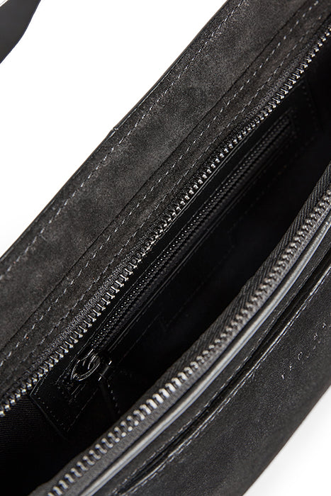 TED BAKER JACOOB BLACK SUEDE LEATHER CROSSBODY BAG OR WAIST BAG RRP £165 BNWT