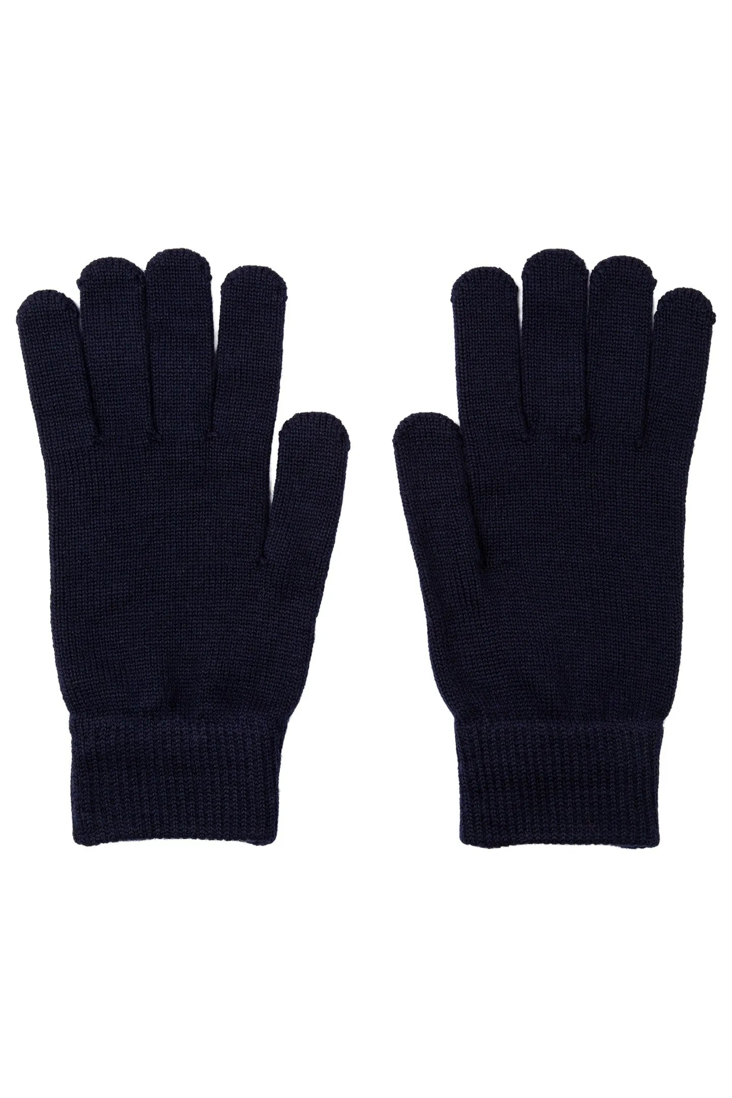 PAUL SMITH PS ZEBRA WOOL GLOVES NAVY BLUE RRP £70 BNWT