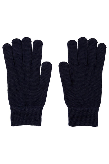 PAUL SMITH PS ZEBRA WOOL GLOVES NAVY BLUE RRP £70 BNWT