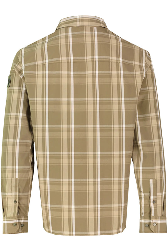 BELSTAFF FLEET CHECKED LONG SLEEVE SHIRT FATIGUE GREEN RRP £170 BNWT