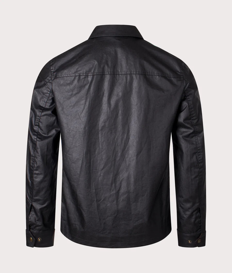 BELSTAFF TOUR WAXED COTTON OVERSHIRT JACKET BLACK 3XL RRP £325 BNWT