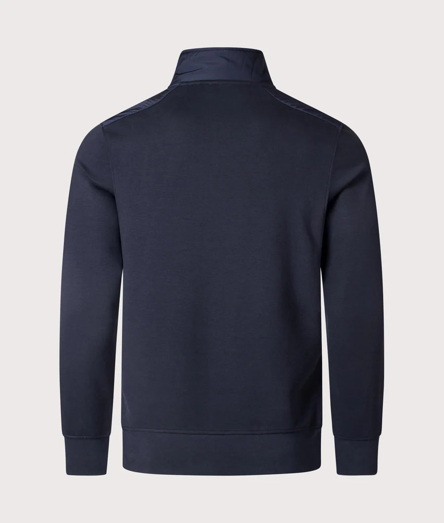 BELSTAFF ALLOY QUARTER ZIP SWEATSHIRT DARK INK 3XL RRP £175 BNWT