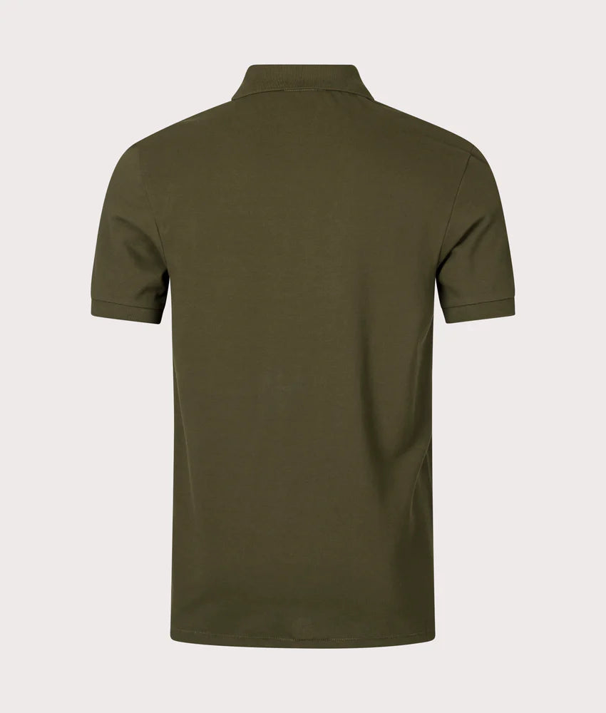 PAUL SMITH PS ZEBRA PIQUE COTTON POLO SHIRT OLIVE GREEN (36E) 2XL RRP £90 BNWT