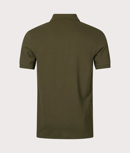 PAUL SMITH PS ZEBRA PIQUE COTTON POLO SHIRT OLIVE GREEN (36E) 2XL RRP £90 BNWT