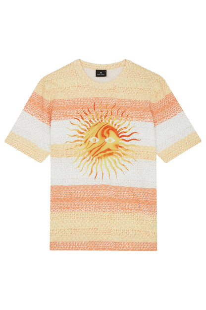 PAUL SMITH PS SUN STITCH ORGANIC COTTON T-SHIRT GOOSE BEAK RRP £99 BNWT