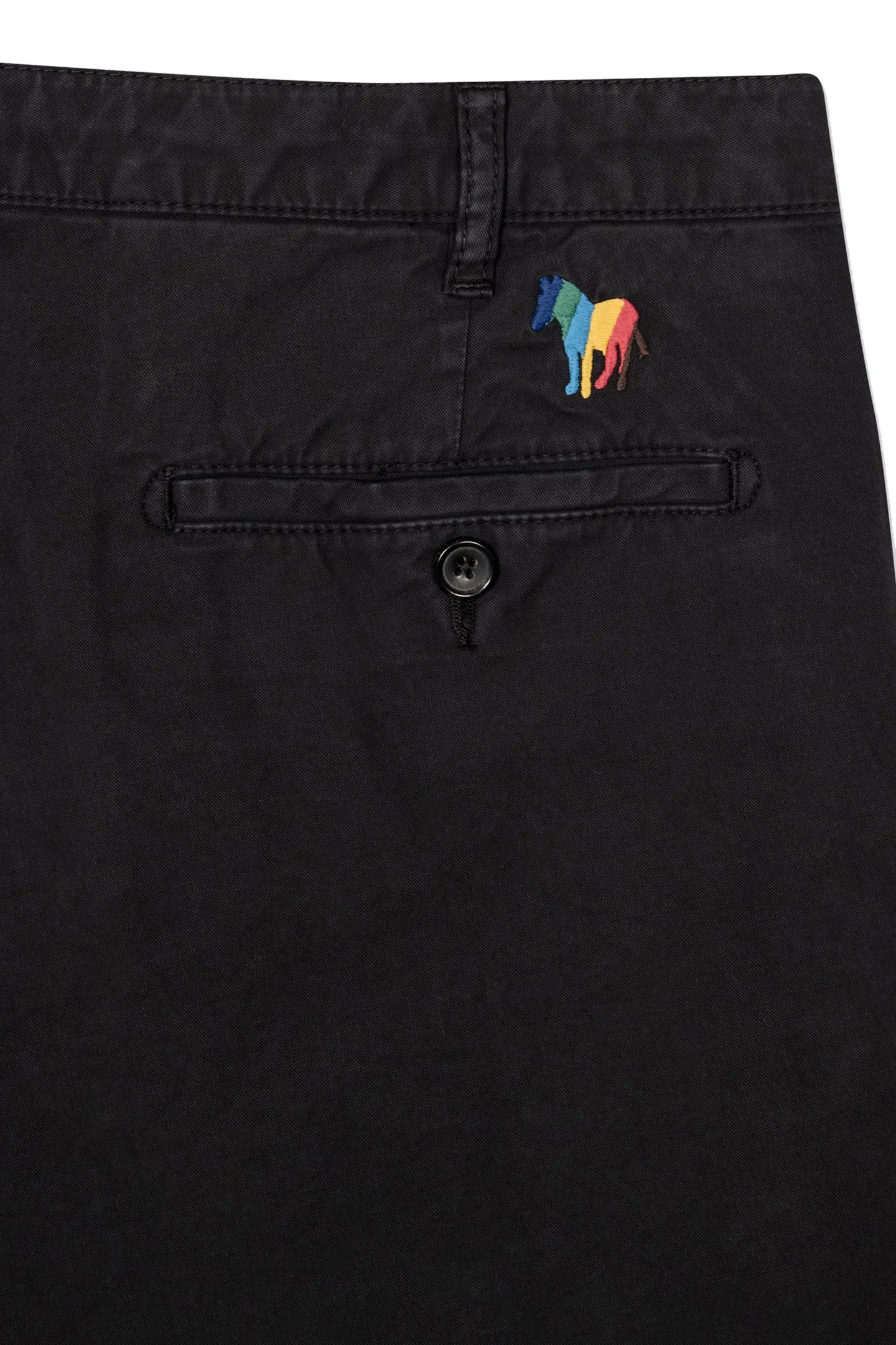 PAUL SMITH PS TAILORED ZEBRA LOGO CHINO SHORTS BLACK RRP £150 BNWT