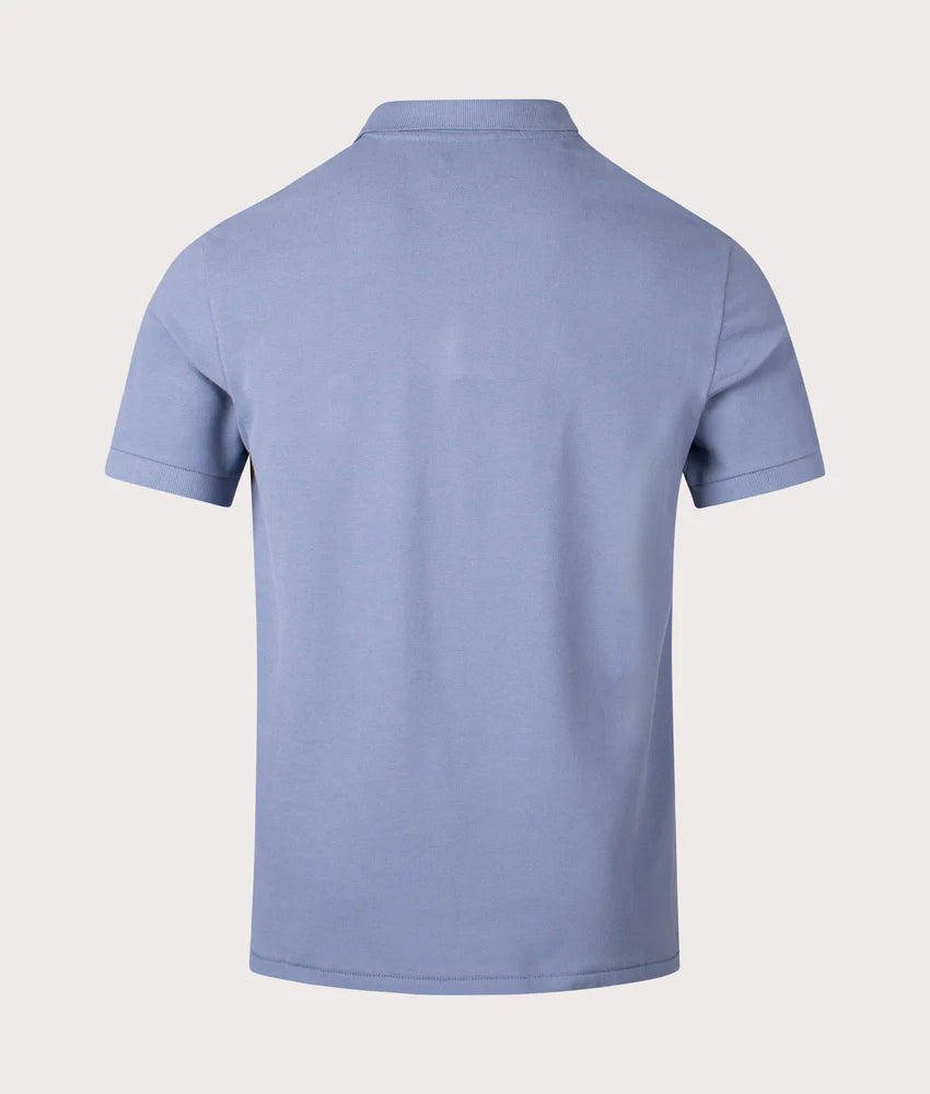 PAUL SMITH PS ZEBRA PIQUE COTTON POLO SHIRT GREYISH BLUE (43G) 2XL RRP £90 BNWT