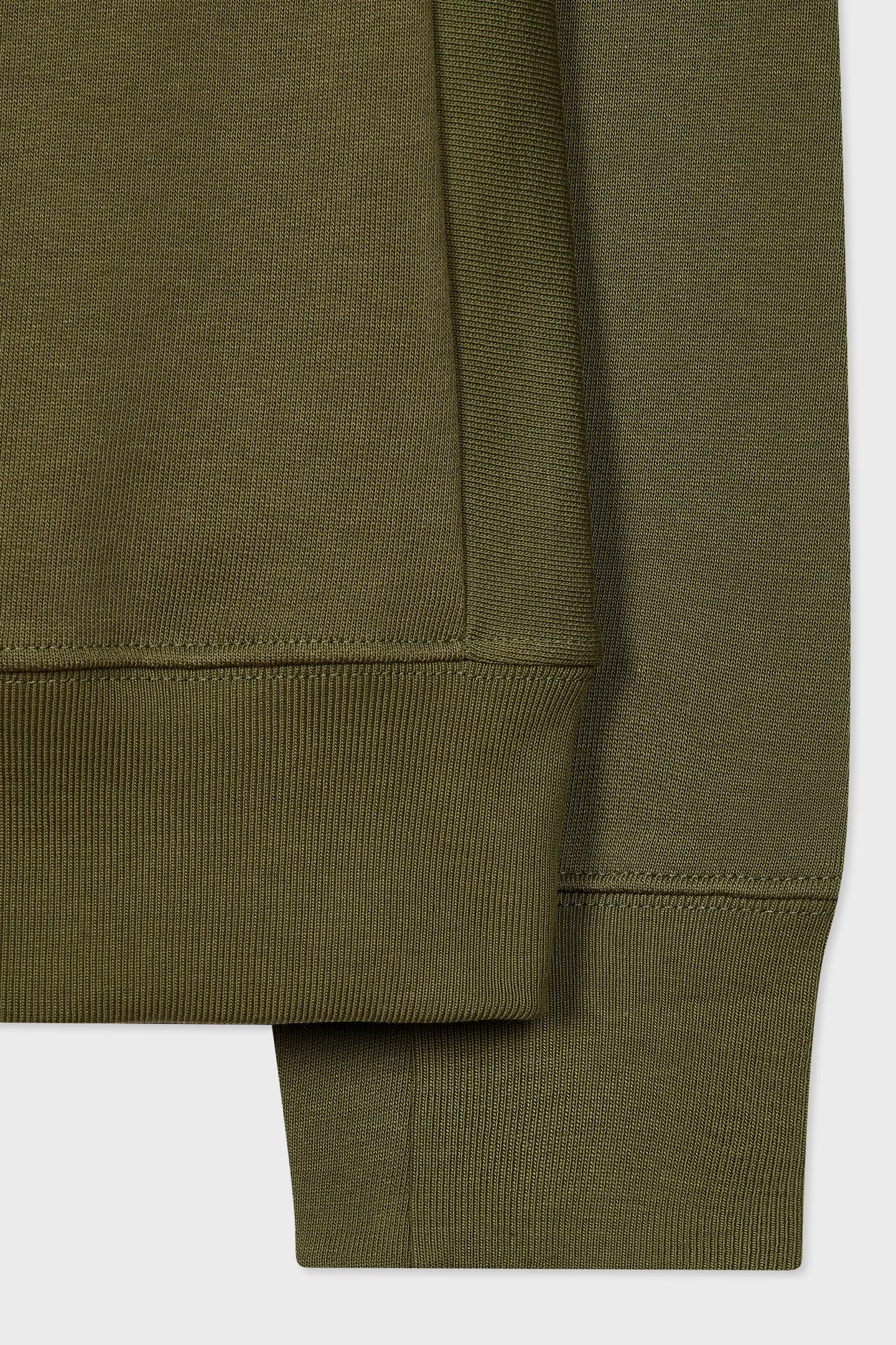 PAUL SMITH PS ZEBRA LOGO CREW NECK SWEATSHIRT OLIVE GREEN (36D) 2XL RRP £125 NEW