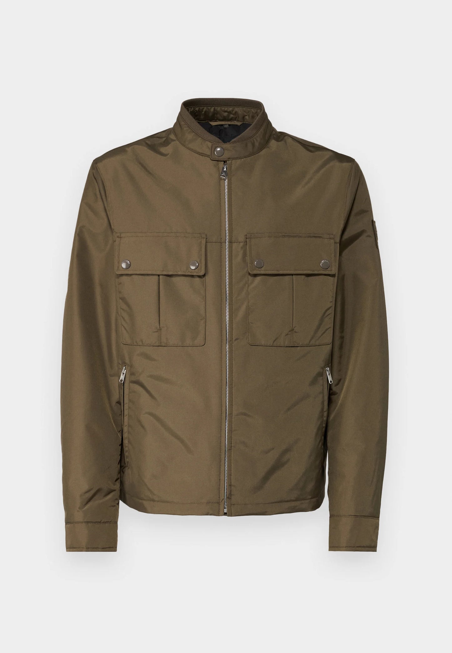 BELSTAFF DRILL NYLON LIGHTWEIGHT BIKER JACKET CLAY BROWN UK46 3XL RRP £350 BNWT