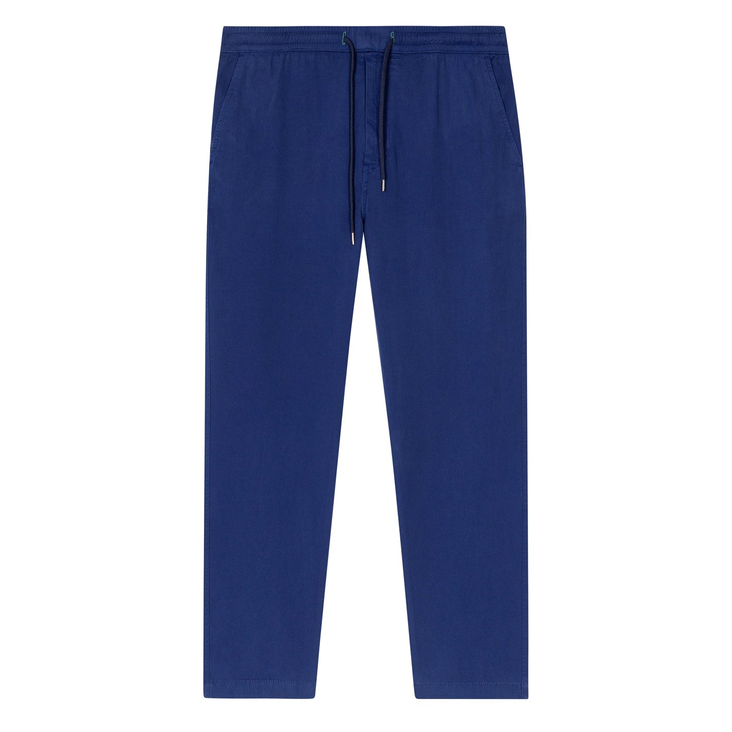 PAUL SMITH PS EMBROIDERED LOGO DRAWSTRING CHINO TROUSERS BLUE 38REG RRP £165 NEW