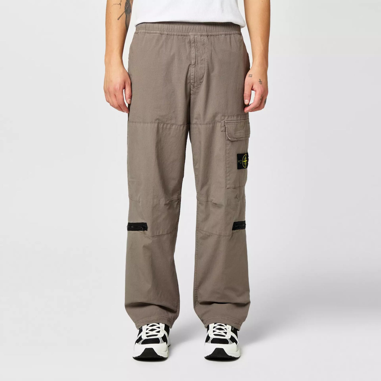STONE ISLAND RIPSTOP CARGO TROUSERS TORTORA BEIGE 4XL RRP £400 BNWT