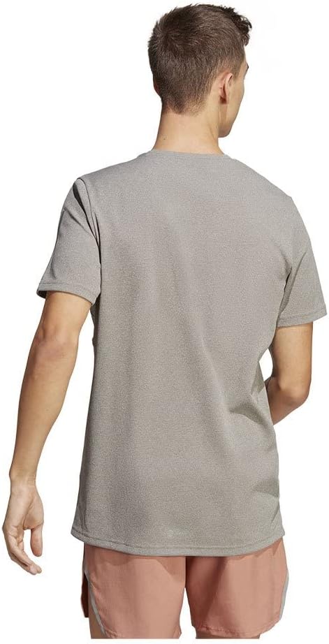 ADIDAS OWN THE RUN T-SHIRT HEATHER GREY 2XL RRP £45 BNWT