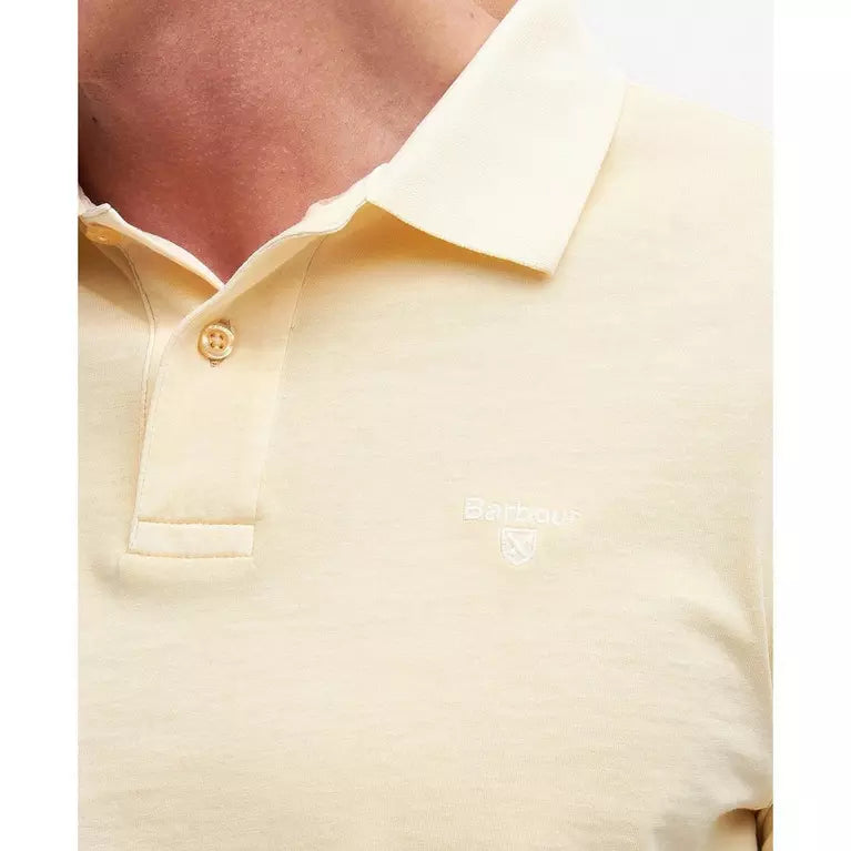 BARBOUR TERRA DYE COTTON POLO SHIRT YELLOW XL RRP £69.95 BNWT