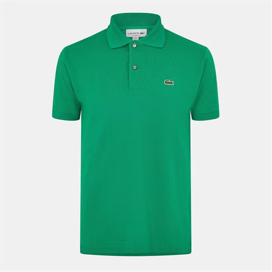 LACOSTE CLASSIC FIT PIQUE COTTON POLO SHIRT GREEN SMALL RRP £95 BNWT