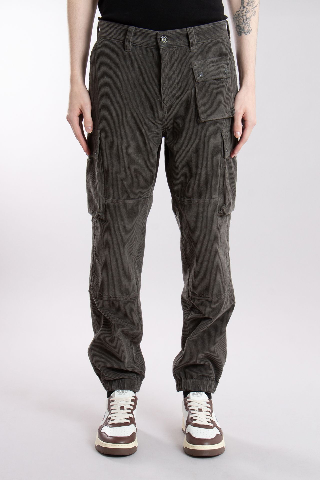 BELSTAFF TRIALMASTER CORDURPY COTTON CARGO TROUSERS FORGE GREY 38 WAIST RRP £250 BNWT