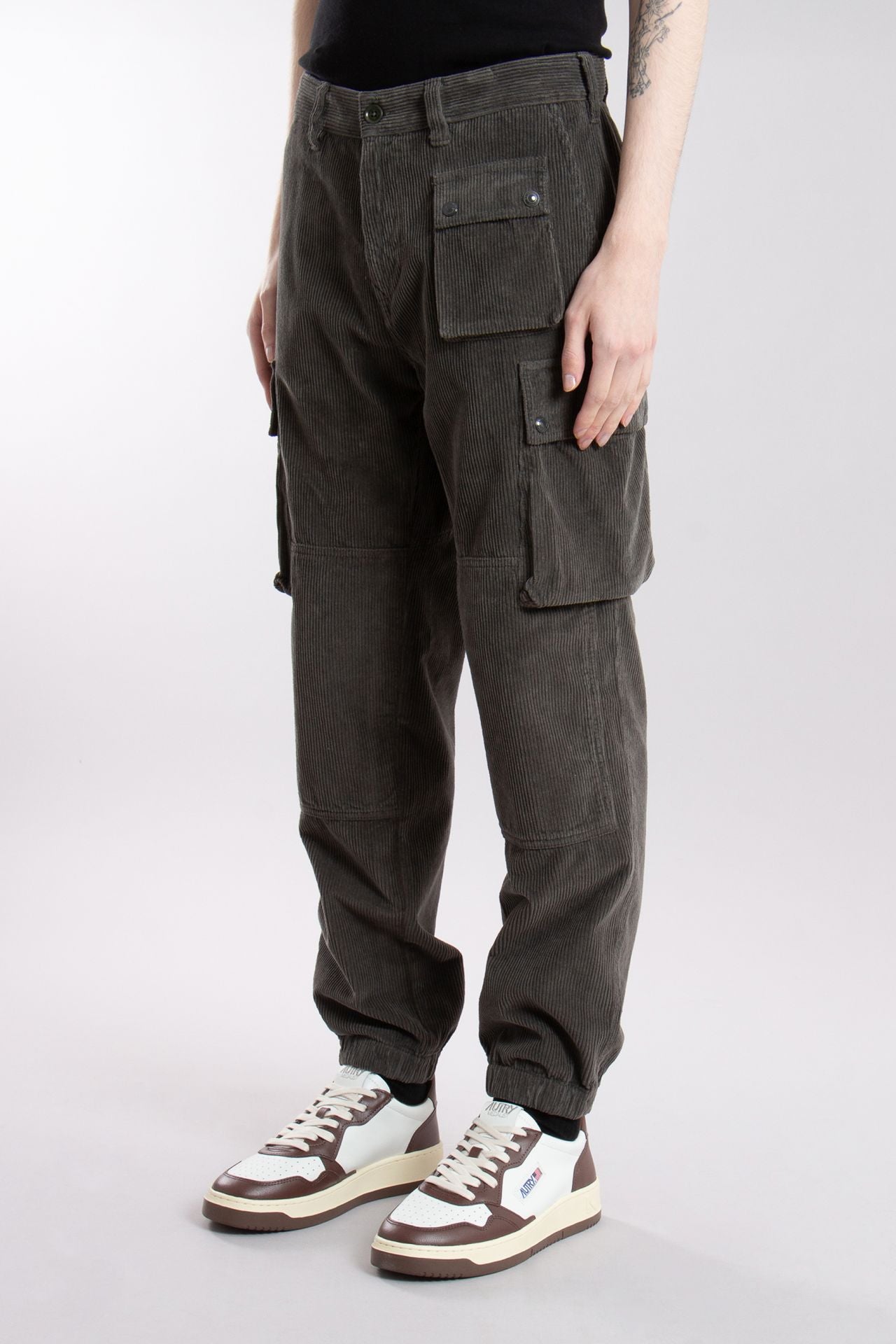 BELSTAFF TRIALMASTER CORDURPY COTTON CARGO TROUSERS FORGE GREY 38 WAIST RRP £250 BNWT
