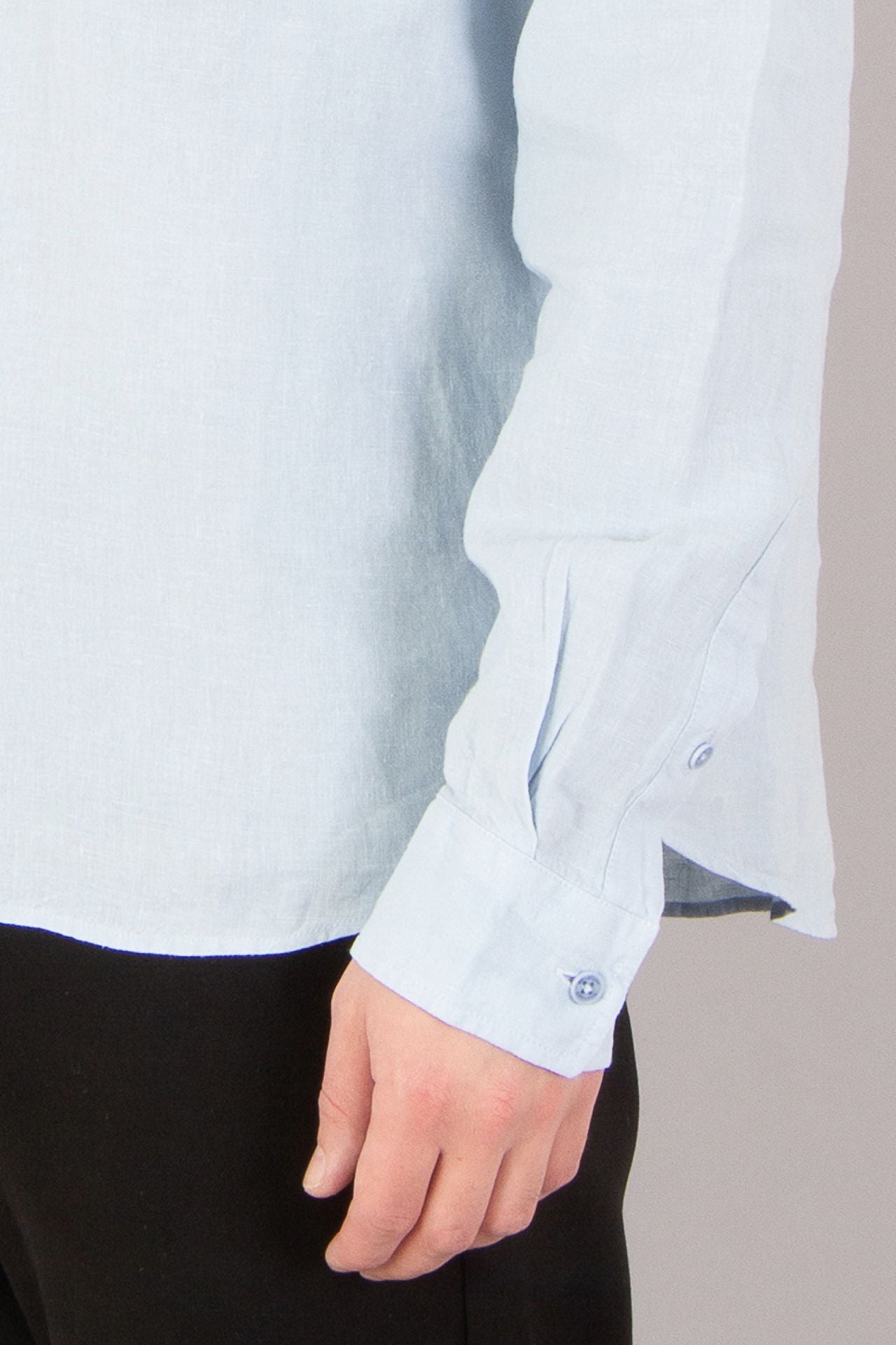 BELSTAFF SCALE LINEN LONG SLEEVE SHIRT SKY BLUE 3XL RRP £175 BNWT