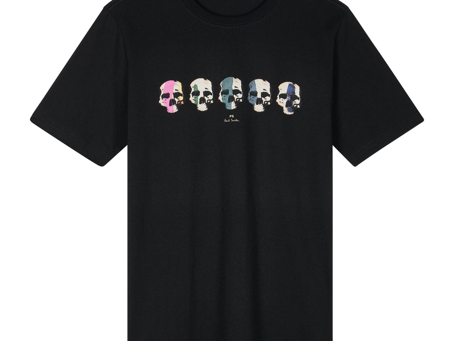 PAUL SMITH PS MULTI SKULL COTTON T-SHIRT BLACK XL RRP £75 BNWT