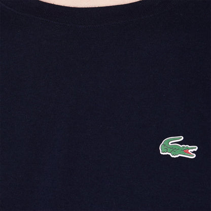 LACOSTE LONG SLEEVE COTTON CROC LOGO T-SHIRT NAVY BLUE RRP £55 BNWT