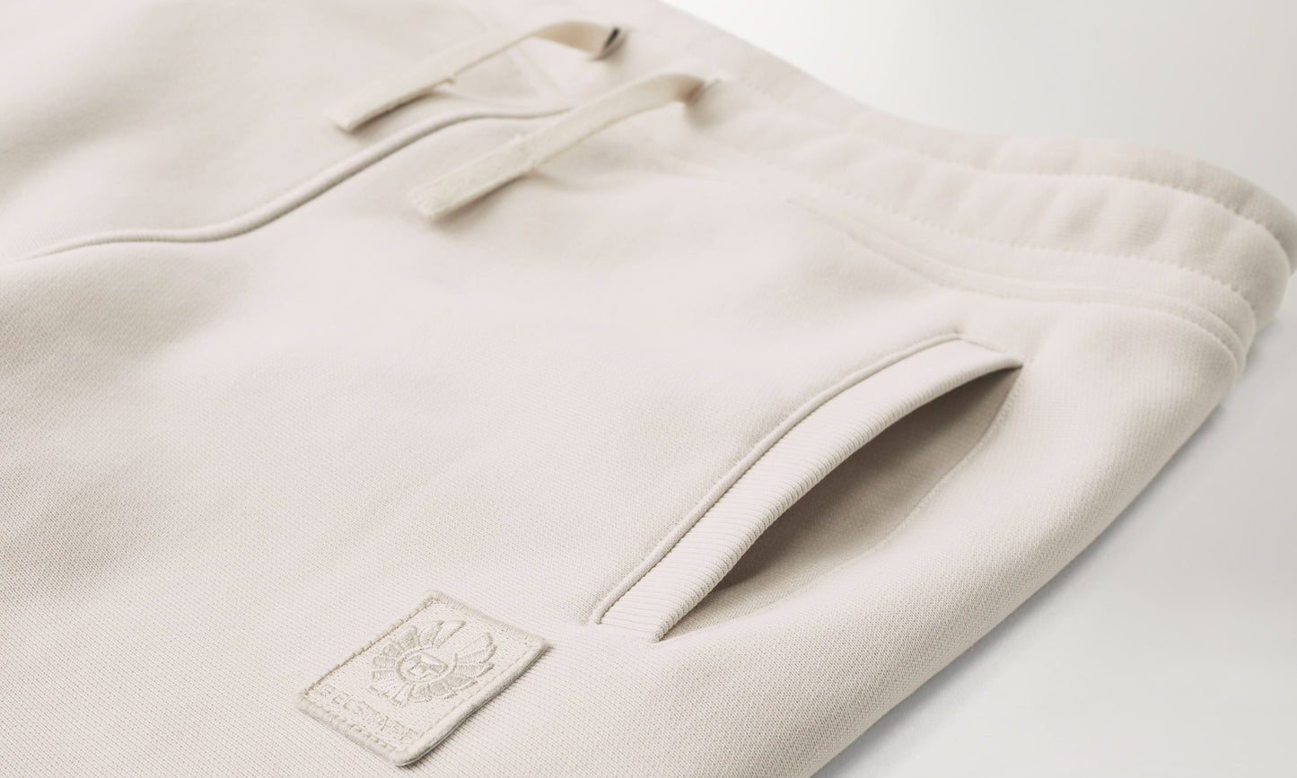 BELSTAFF HOCKLEY HEAVY COTTON JOGGERS TRACK PANTS MOONBEAM 2XL RRP £195 BNWT