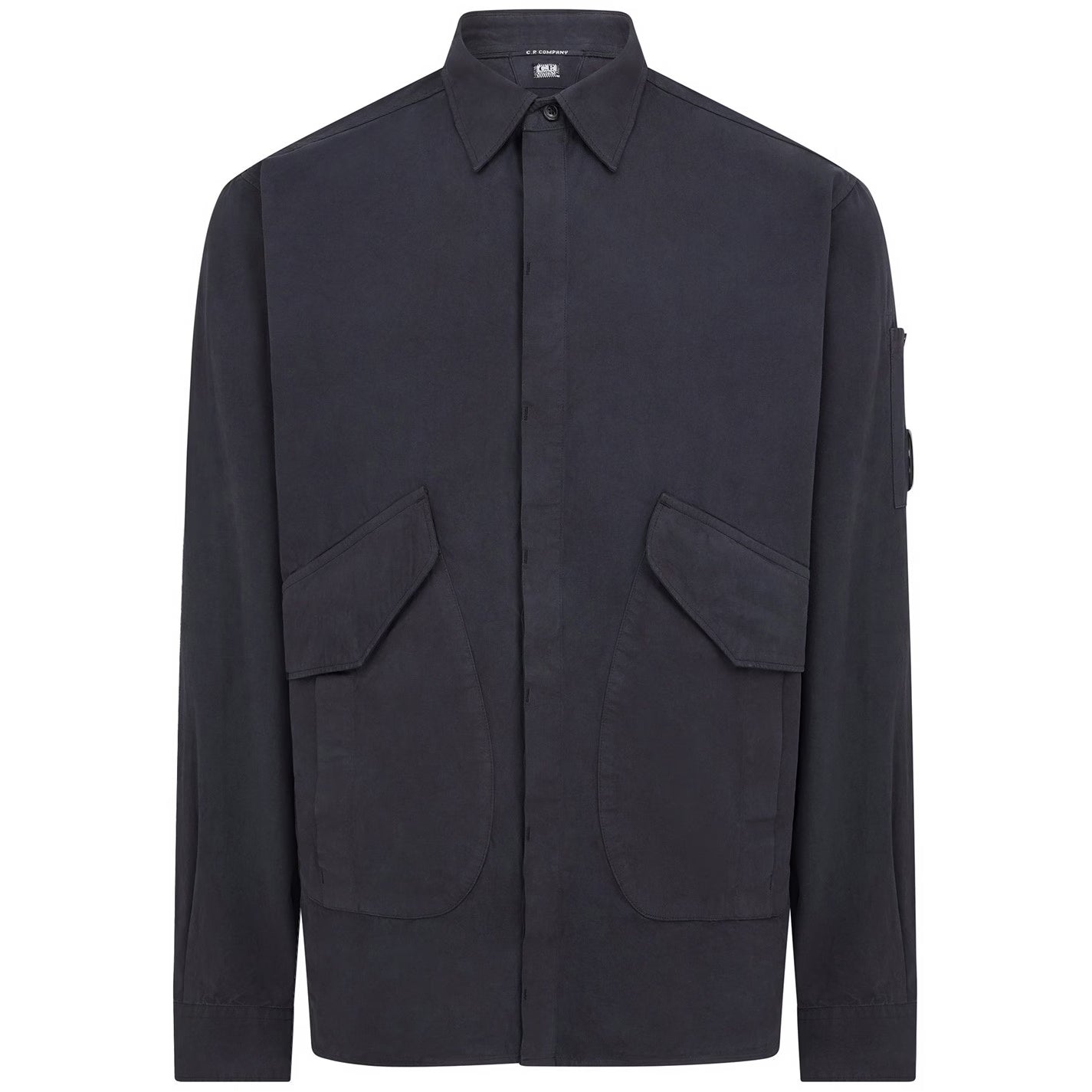 CP COMPANY MICROREPS LENS COTTON OVERSHIRT JACKET BLACK SAND RRP £395 BNWT