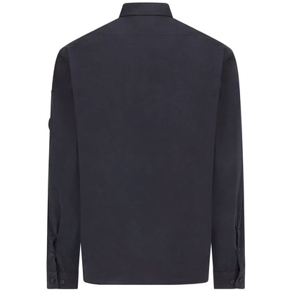 C.P. COMPANY MICROREPS LENS COTTON OVERSHIRT JACKET BLACK SAND RRP £395 BNWT