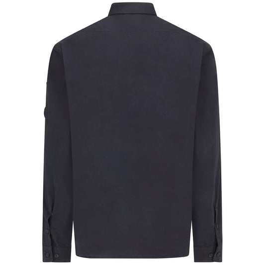 C.P. COMPANY MICROREPS LENS COTTON OVERSHIRT JACKET BLACK SAND RRP £395 BNWT