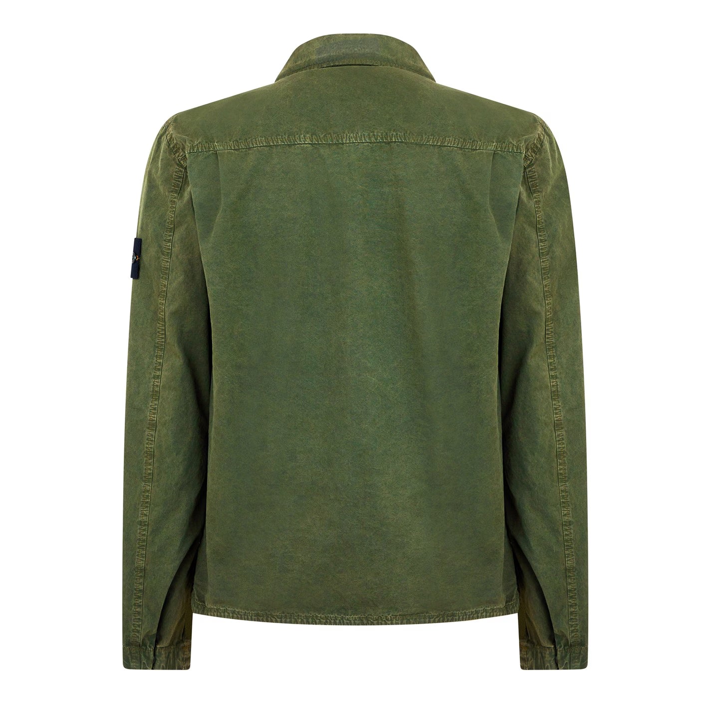 STONE ISLAND WASHED COTTON CANVAS OVERSHIRT MUSCHIO GREEN 2XL RRP £460 BNWT