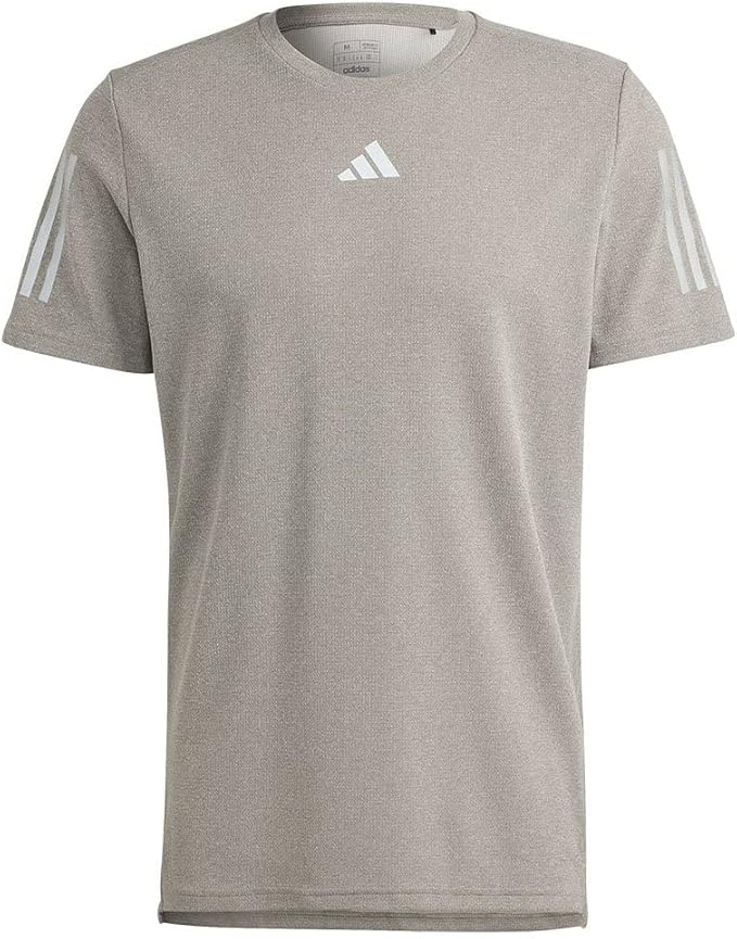 ADIDAS OWN THE RUN T-SHIRT HEATHER GREY 2XL RRP £45 BNWT