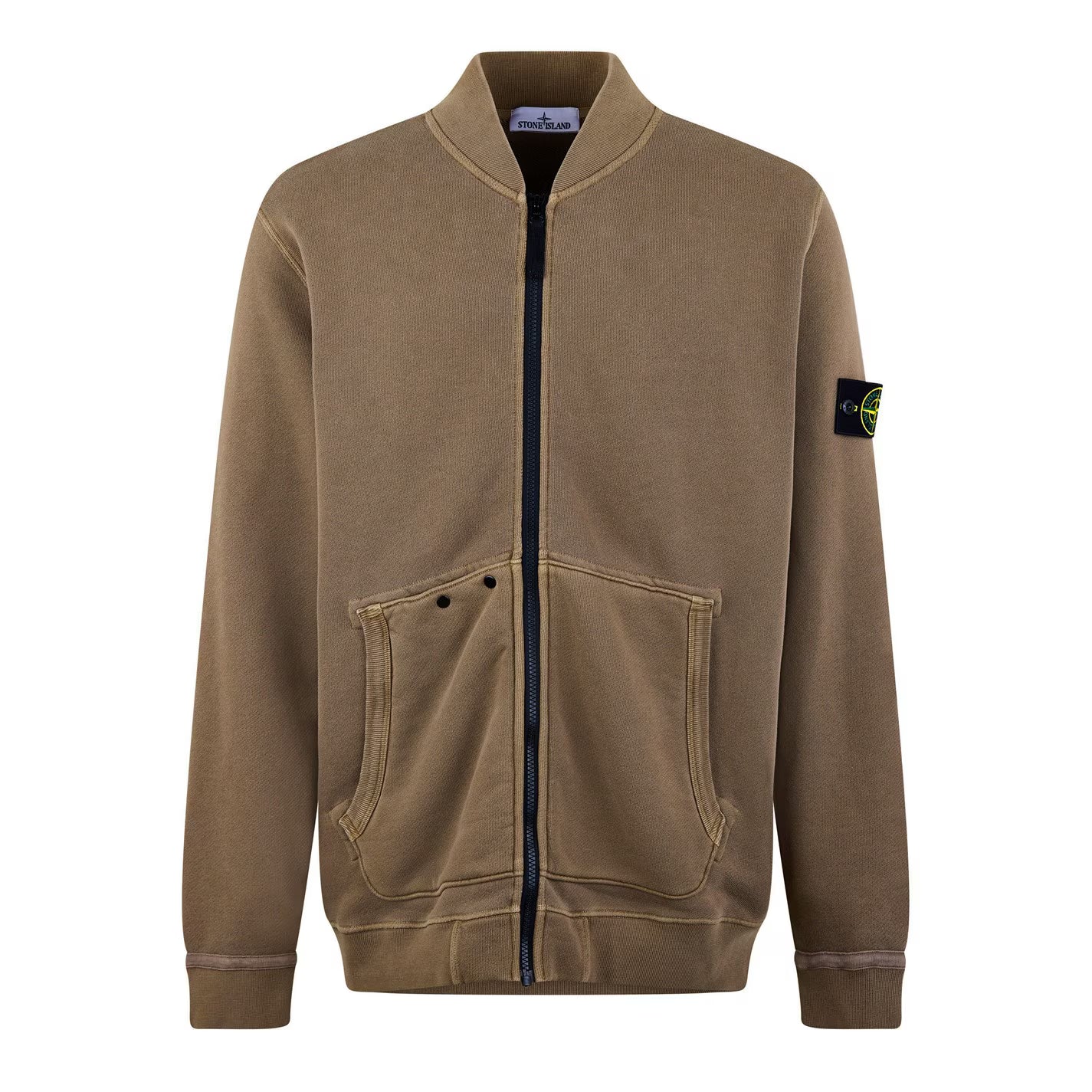 STONE ISLAND FULL ZIP HEAVY COTTON BOMBER JACKET BROWN NOCCE 2XL RRP £470 BNWT