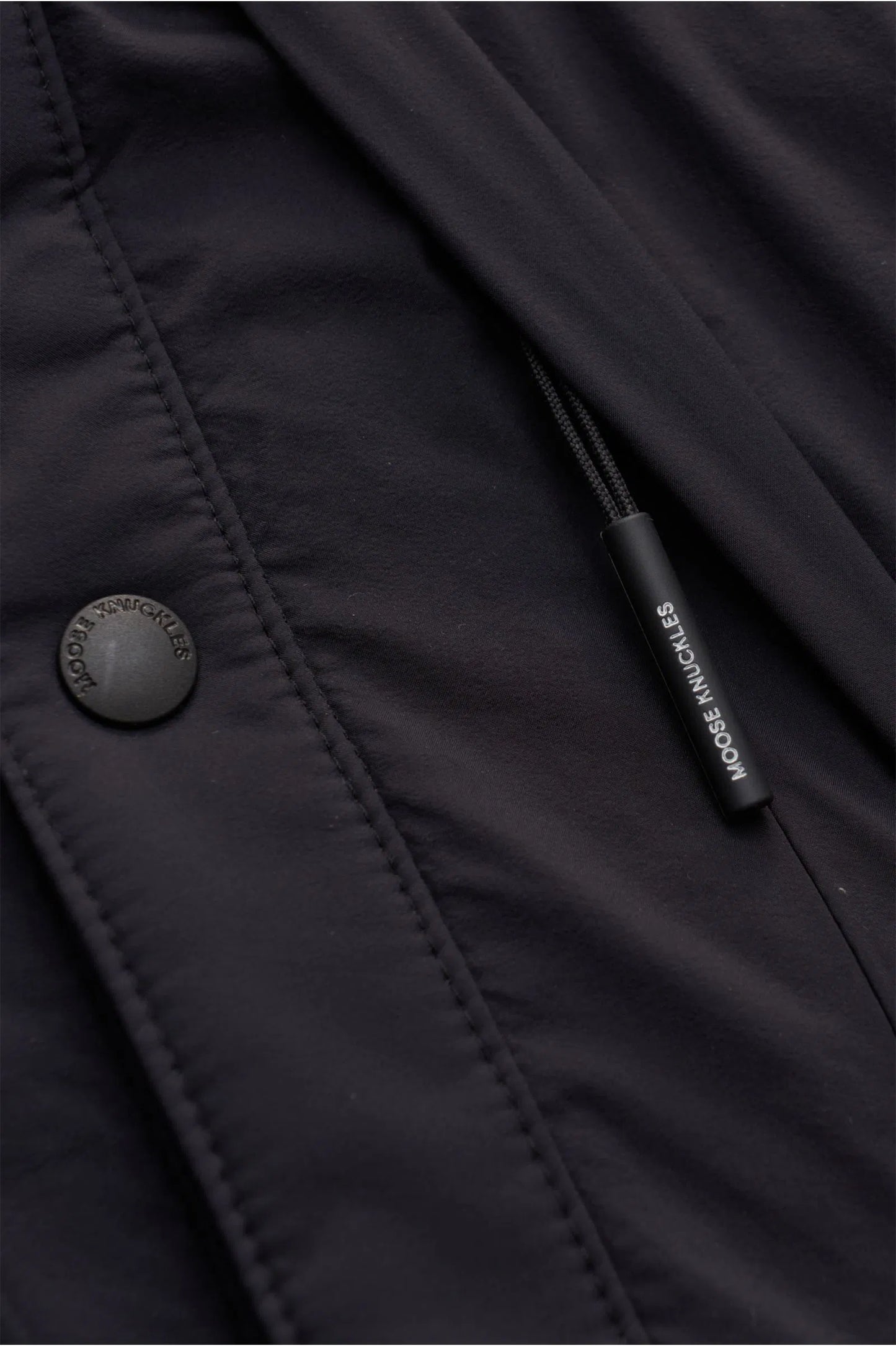 MOOSE KNUCKLES ASH LIGHTWEIGHT PADDED SHIRT JACKET BLACK LARGE RRP £395 BNWT