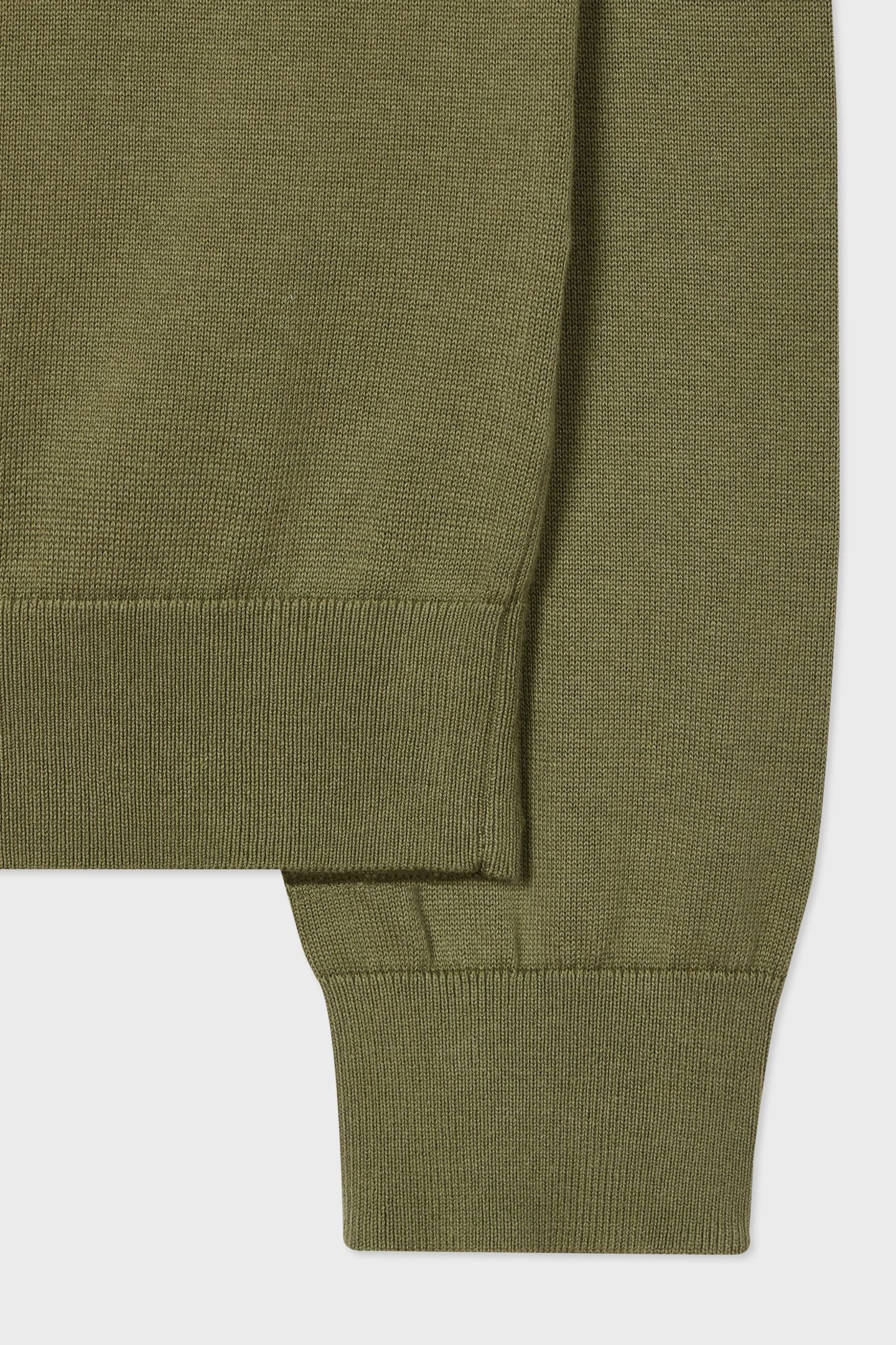 PAUL SMITH ORGANIC COTTON CREW NECK ZEBRA JUMPER KHAKI GREEN RRP £135 BNWT