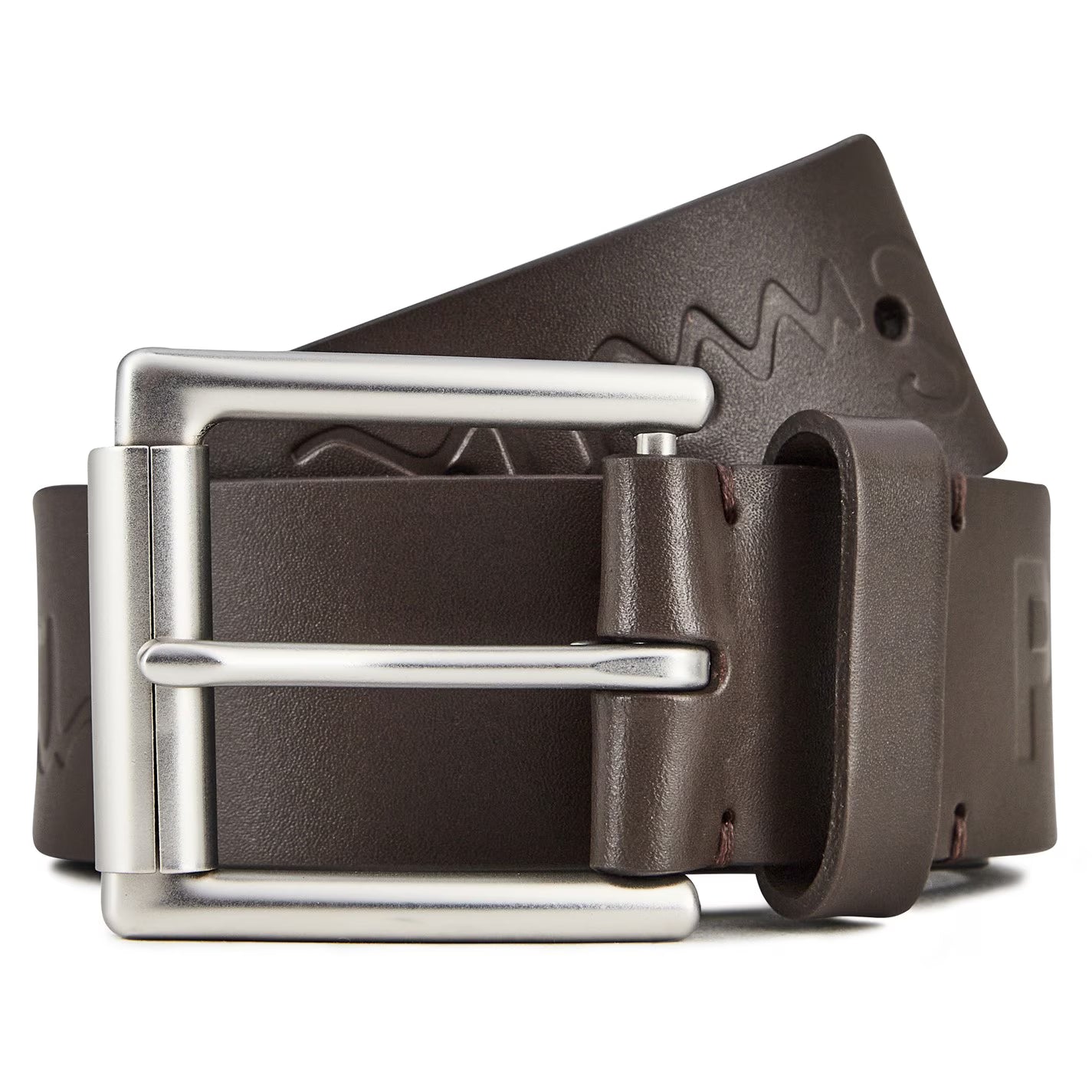 PAUL SMITH EMBOSSED LEATHER BELT SIZE 90 (32-34 WAIST) BROWN RRP £75 BNWT