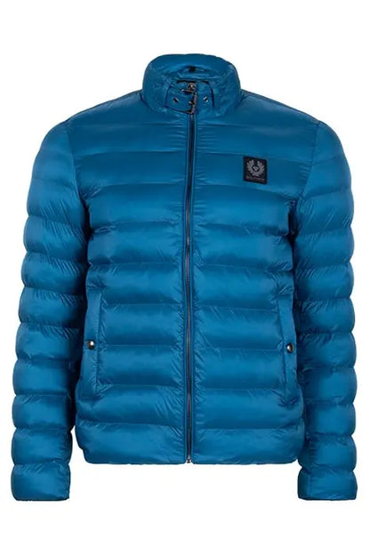 BELSTAFF WHEELER DOWN PUFFA BOMBER JACKET OCEAN BLUE RRP £375 BNWT