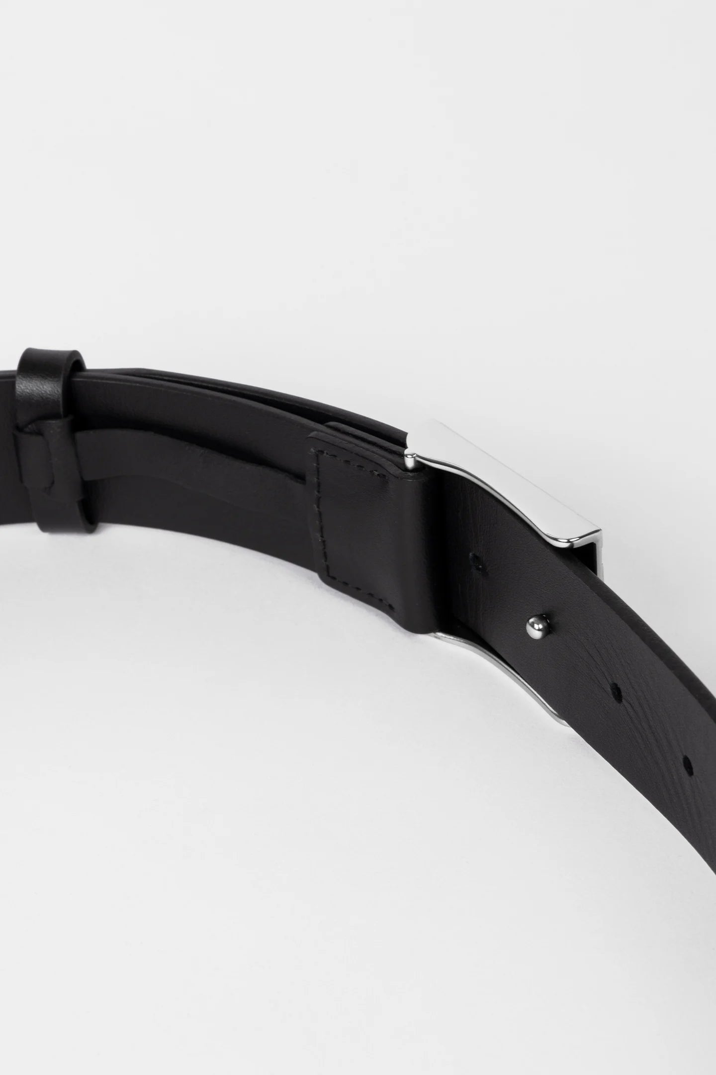 PAUL SMITH PLAQUE LEATHER BELT SIZE 38 WAIST BLACK RRP £80 BNWT