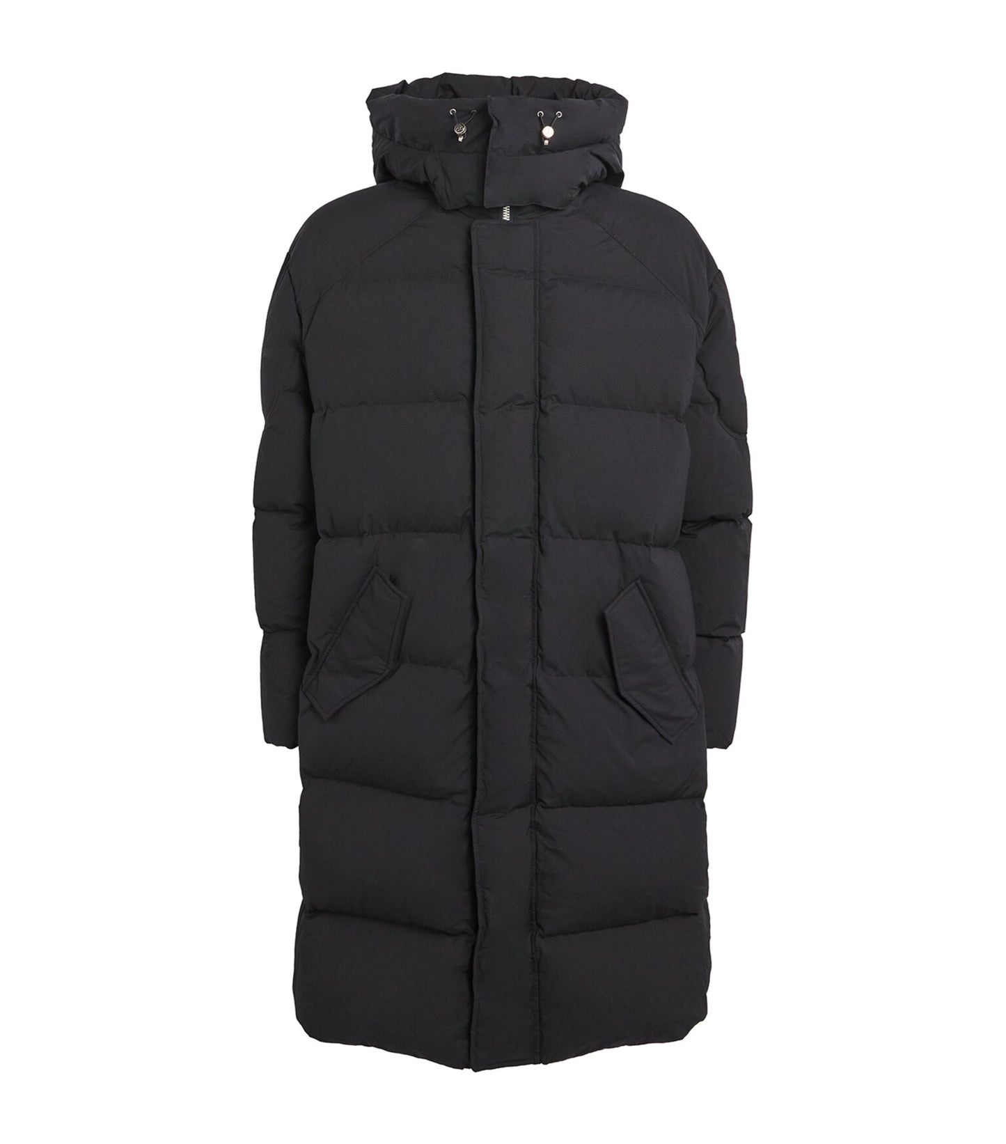 MOOSE KNUCKLES EVEREST LONG HOODED PUFFA JACKET COAT BLACK XL RRP £895 BNWT